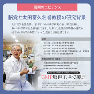 脳覚 Brain Up α-GPCサプリメントで記憶力・集中力をサポート
